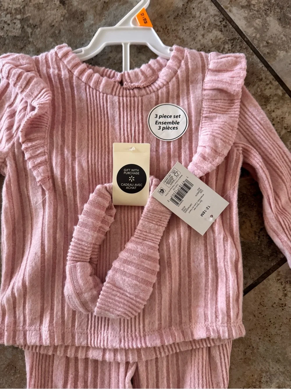 NWT Super cute bundle of (2) outfits for baby toddler girl size 12-18 months
